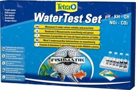 Tetra WaterTest Set, - купить комплект тестов на измерение PH, KH, GH, NO2, CO2. Цена Мини тест лаборатория для рыбоводства, узв и аквариума.